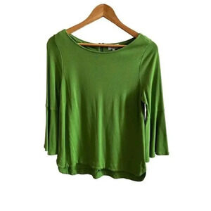 CROWN‎ & Ivy Trumpet Sleeves Shirt Size Small